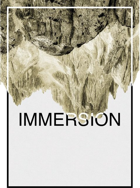 Komar Wandbild Immersion in der Farbe Sand, Poster aus Qualitätsvlies, Breite: 50 cm, Höhe: 70 cm - Bild 1
