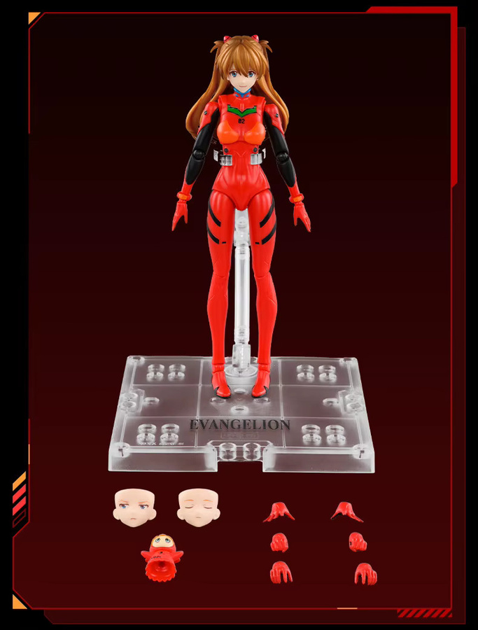 BLOKEES Evangelion EVA-02 Asuka Langley Soryu Actionfigur - Bild 2