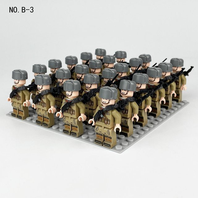 Fun Building Blocks Phalanx Armee Puppe, Baustein Spielzeug, 24-teiliges Set, ab 7 Jahren - Bild 1