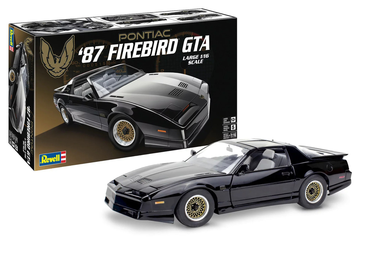 Revell 1987 Pontiac Firebird GTA Automodell Bausatz, 1:16, ab 14 Jahren - Bild 3