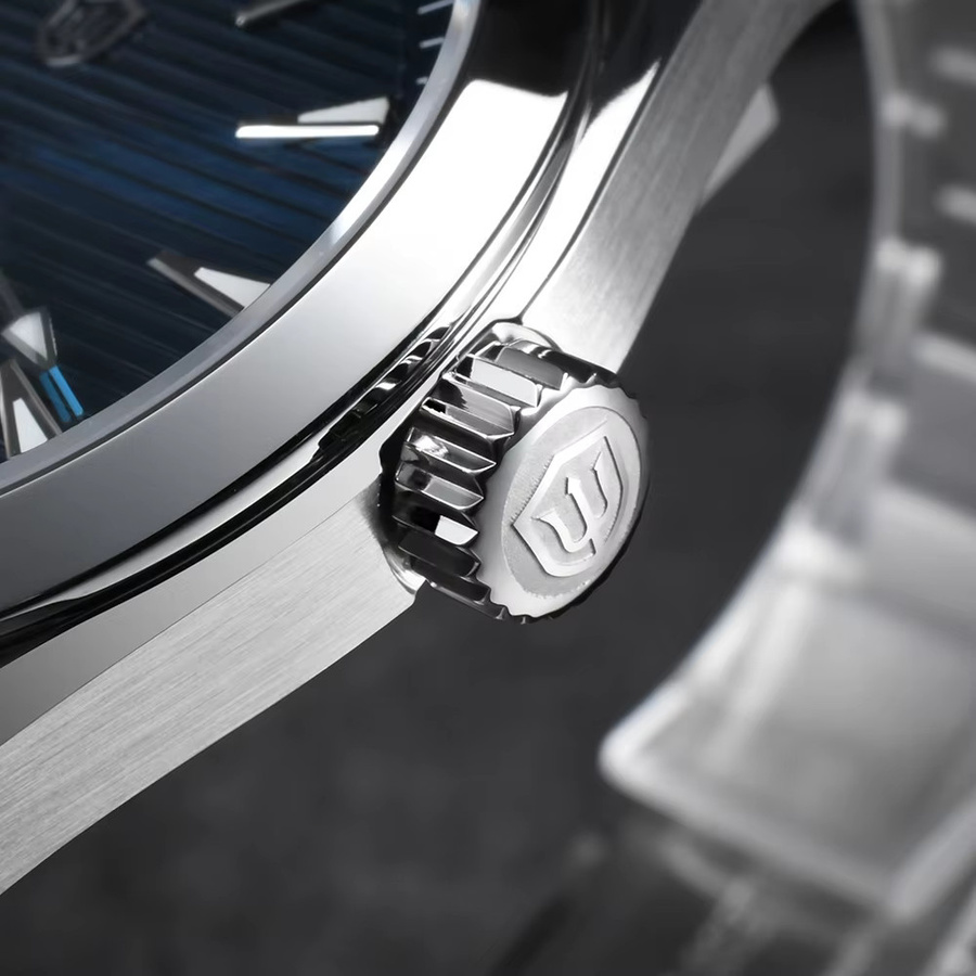 Watchdives Armbanduhr Edelstahl, Analoguhr, 38 mm, Silber, Unisex - Bild 3