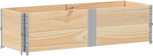 vidaXL Pflanzkiste aus Massivholz Kiefer in Braun, B/T/H: 150 x 50 x 41 cm - Bild 1