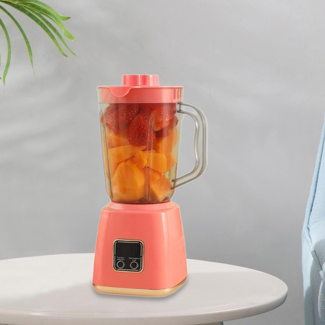 Mixer für Shakes und Smoothies von craftDIY in Rosa mit 750 ml Fassungsvermögen, Eiszerkleinerungsfunktion und digitalem Display - Bild 1