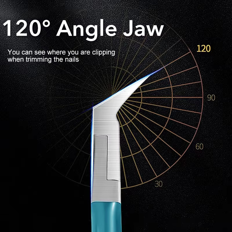 Zehennagel-Clipper für dicke eingewachsene Nägel, Damen, Lake Blue - Bild 2