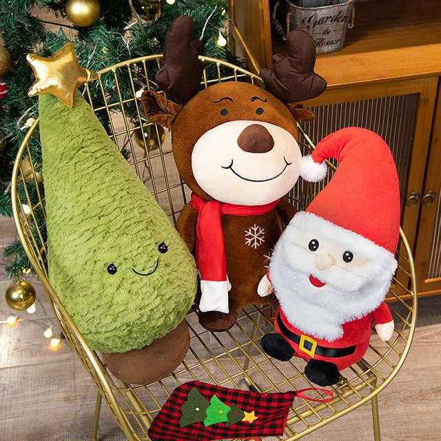 MIAOOWA Santa Claus Elch Plüsch Spielzeug, Puppe, Bunt / Mehrfarbig - Bild 1