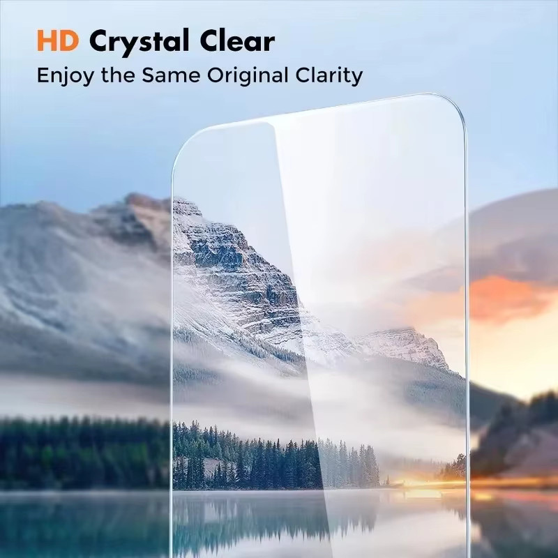 3er-Set gehärtetes Glas Display Schutzfolie für Apple iPhone 15 16 Pro Max 14 13 12 11 XS X XR 13 Mini in Transparent - Bild 3