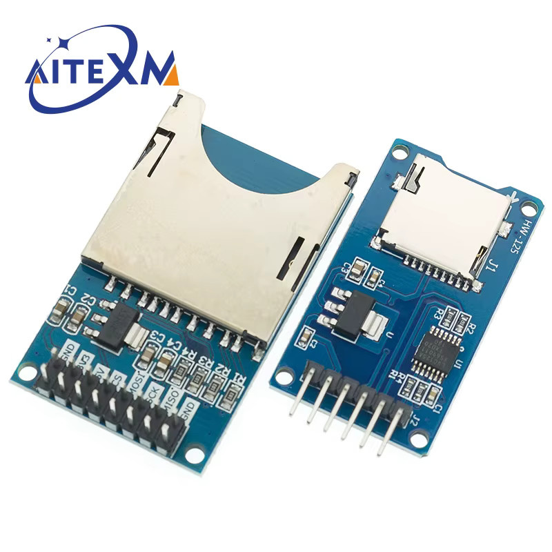 AITEXM ROBOT Micro SD TF Karten Speichererweiterungsplatze Modul SPI für Arduino in Blau - Bild 3