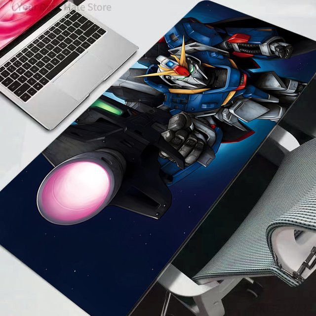 Bandai Gaming-Mauspad mit Mobile Suit Gundam-Motiv in Multicolour als XXL Schreibtischunterlage für PC und Laptop - Bild 1