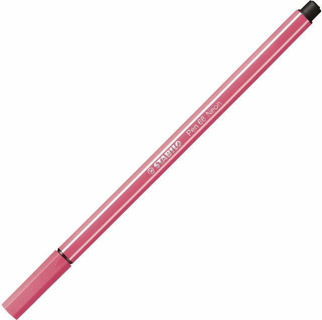 STABILO Pen 68 Neonrot Textmarker mit feiner Spitze - Bild 1