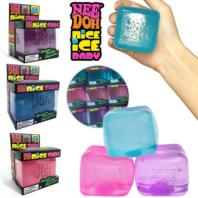 NeeDOH Squishy-Spielzeug, Würfel, purple - Bild 1
