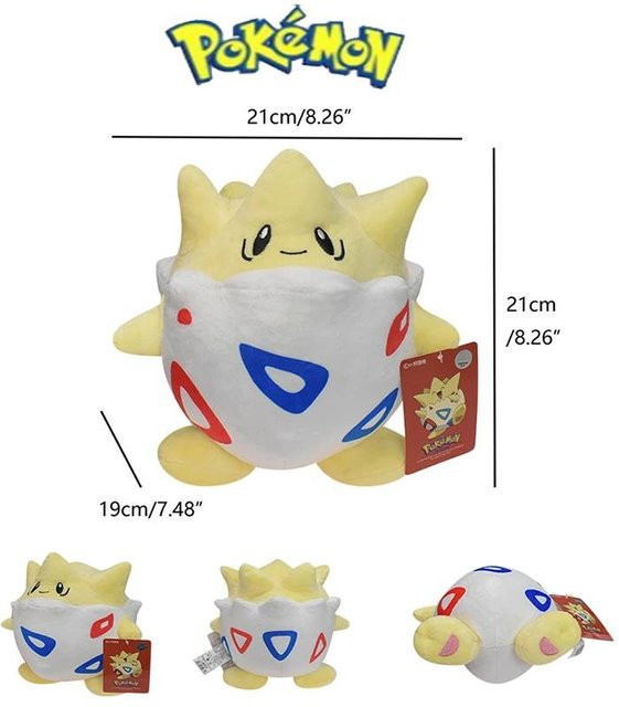 Kidsly Pokémon Togepi-Plüschpuppe, ab 3 Jahren - Bild 1