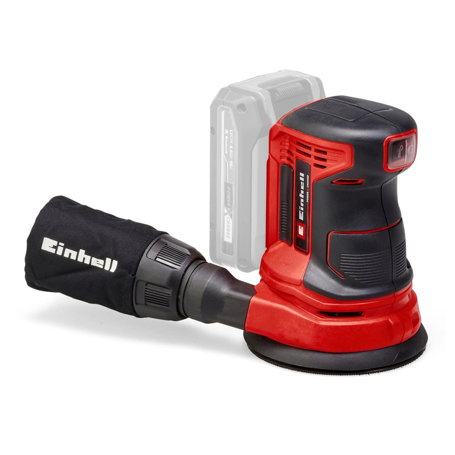 Einhell Power X-Change TE-RS 18 Li Solo Akku-Exzenterschleifer in Rot/Schwarz mit Ø 125 mm - Bild 3