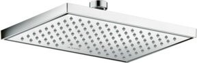 Hansgrohe Axor Kopfbrause Rain in Chrom, rechteckig, B: 24,5 cm x T: 18,5 cm - Bild 1