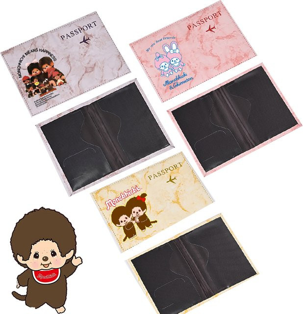 MONCHHICHI Reisepasshülle für Erwachsene als praktische Brieftaschenhülle und Reisezubehör - Bild 1