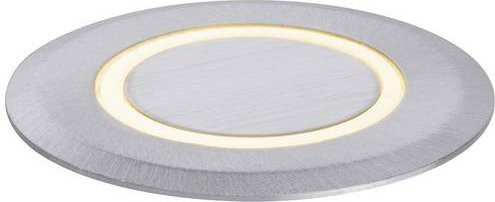 Paulmann LED-Bodeneinbauleuchte Deko rund für Außenbereiche, Silber-schwarz, 2,2W, 2200K Warmweiß - Bild 1