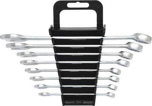 KS Tools CLASSIC Ringmaulschlüssel-Satz abgewinkelt, 8-teilig, 8-19 mm, silber - Bild 1
