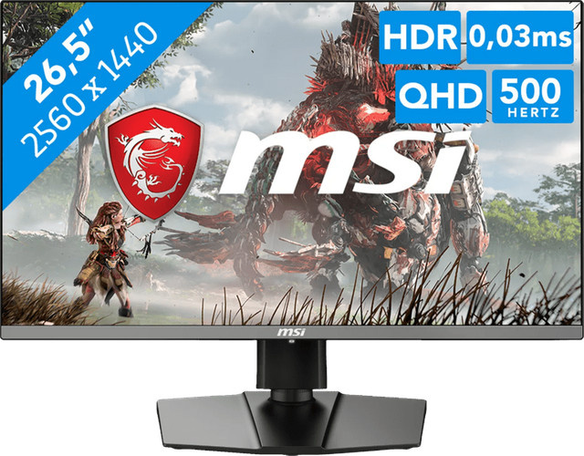 MSI MAG 272QP X50 QD-OLED Gaming Monitor 27 Zoll QHD 1440p Schwarz - Bild 1