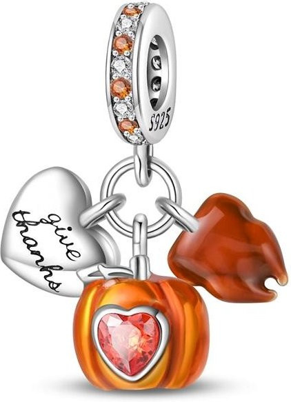 Charms 925 Silber, Perle, Zirkonia, Damen - Bild 1