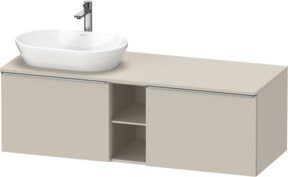 Duravit Waschtischunterschrank D-Neo in Beige, Wandhängend, B/T/H: 140 x 55 x 45,9 cm - Bild 1