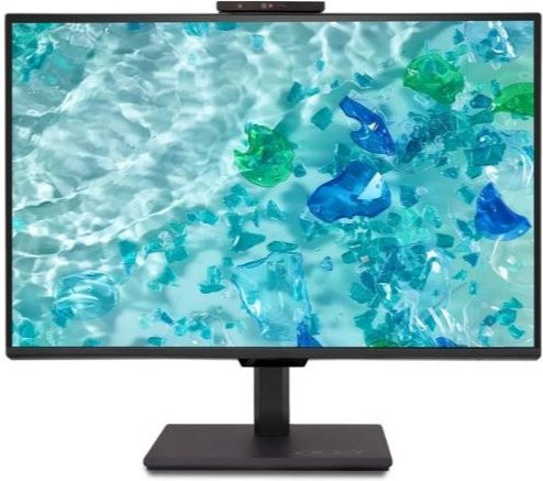 Acer Vero B248YGbemiqprcuzx LED-Monitor, 23.8 Zoll, Schwarz, Full HD, IPS-Panel, 120Hz, mit USB-C, RJ45 und Webcam - Bild 1