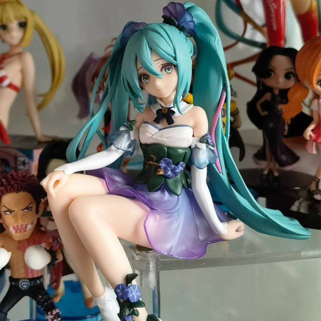 Bandai Hatsune Miku Morning Glory Fairy, Anime-Figur, 15cm, Kunststoff - Bild 1