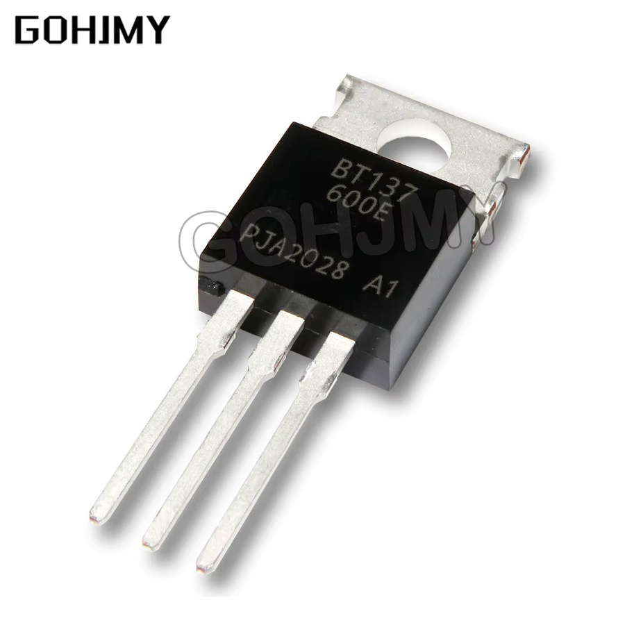 10er Set GOHJMY Triacs BT136-BT139 in Schwarz TO-220 Gehäuse - Bild 1