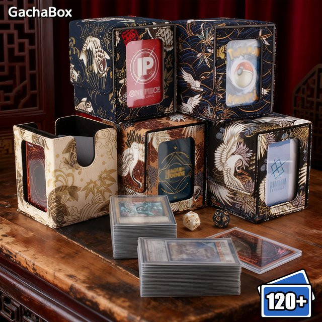 GachaBox Sammelkarten-Deckbox-Halter, Commander-Karten-Organizer-Etui, Bunt / Mehrfarbig - Bild 1