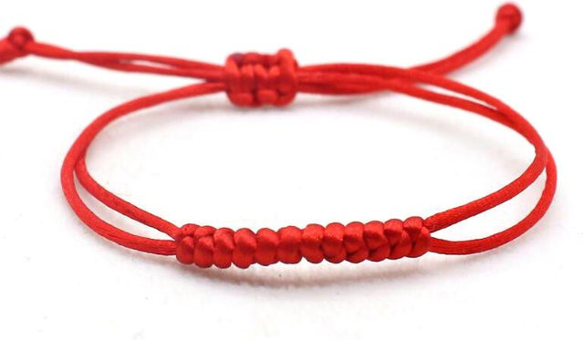 Armband Baumwolle, Rot, Unisex - Bild 1
