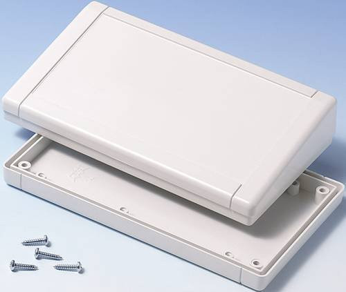 TEKO TB-1SP.7 Hand-Gehäuse aus ABS in Weiß, B/T/H: 160 x 94 x 36,5 mm - Bild 1