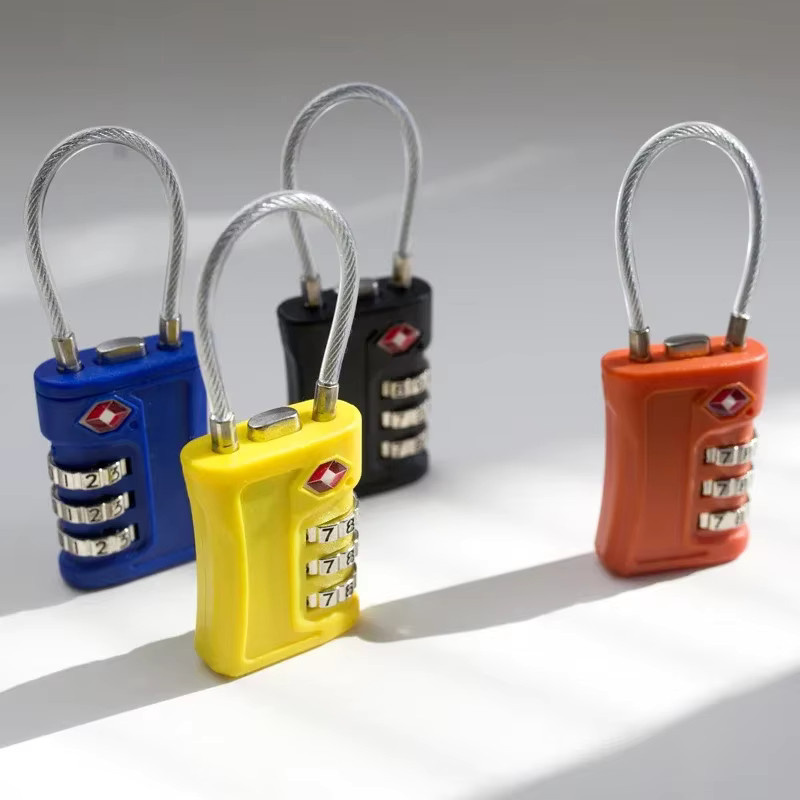 Intelligentes elektronisches TSA-Zollschloss für Reisegepäck mit veränderbarem Passwort in Blau - Bild 2