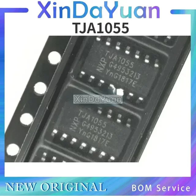Chiptowin TJA1055 TJA1055T TJA1055T/c Datenschnittstellen-Chip SOP-14 in Schwarz, 5 Stück - Bild 1