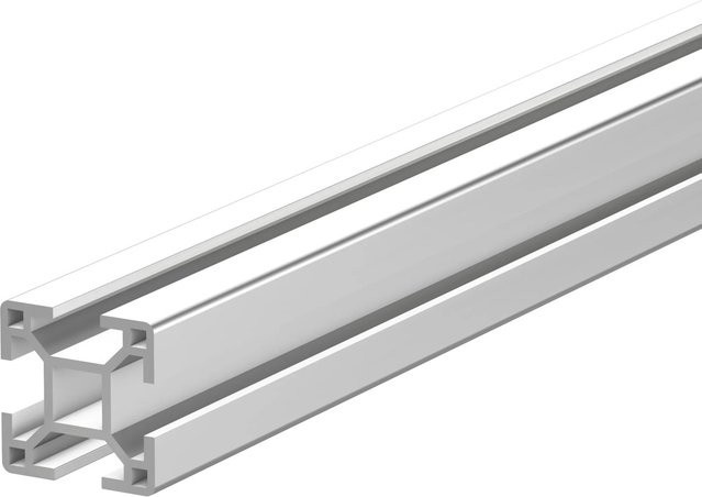 GS Terrasen Aluvario Systemprofil aus Aluminium in Silber, B/T/H: 3,5 x 3,5 x 2000 mm - Bild 1