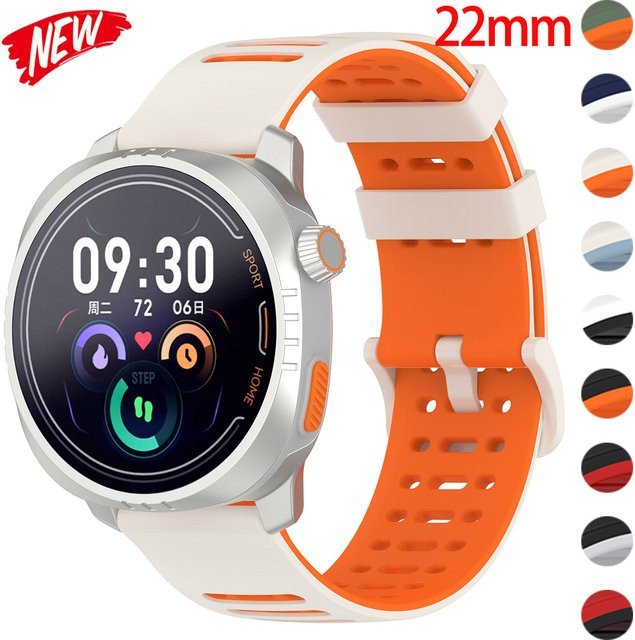 CAOWTAN Uhrenarmband, Silikon, Weiß, Unisex - Bild 1