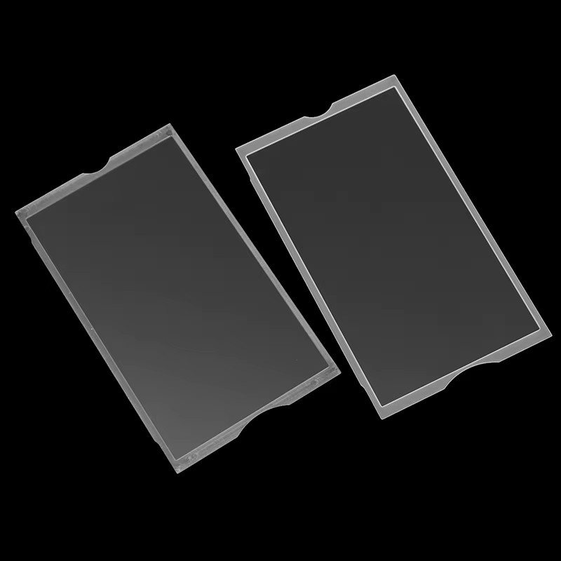 KOQZM Ersatzdisplay Glas und Front Shell für PSP als Retro-Spielzubehör, transparent - Bild 2