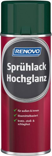 RENOVO Sprühlack Moosgrün RAL 6005 Hochglänzend 400 ml - Bild 1