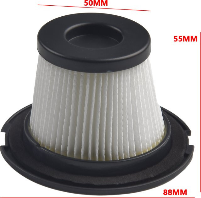2er-Set Ersatzfilter für H.Koenig UP600 und UP810 Akku-Staubsauger in Weiß von VIBRATITE - Bild 1