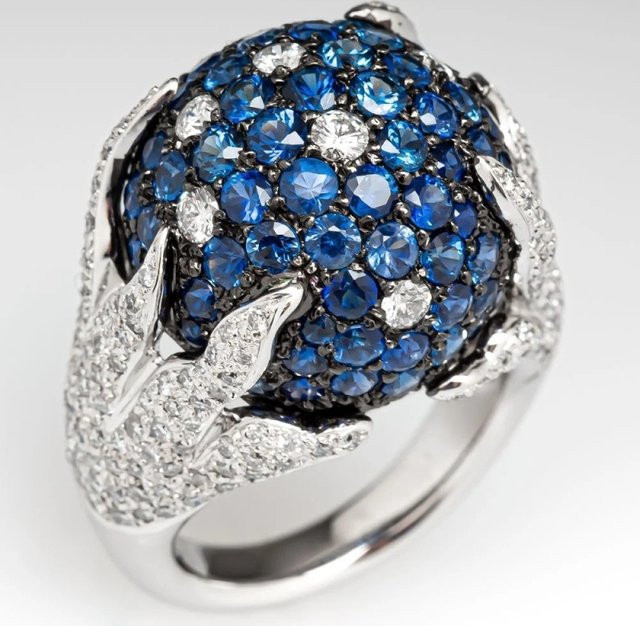 YoYo Ring Silber, Zirkonia, Damen - Bild 1