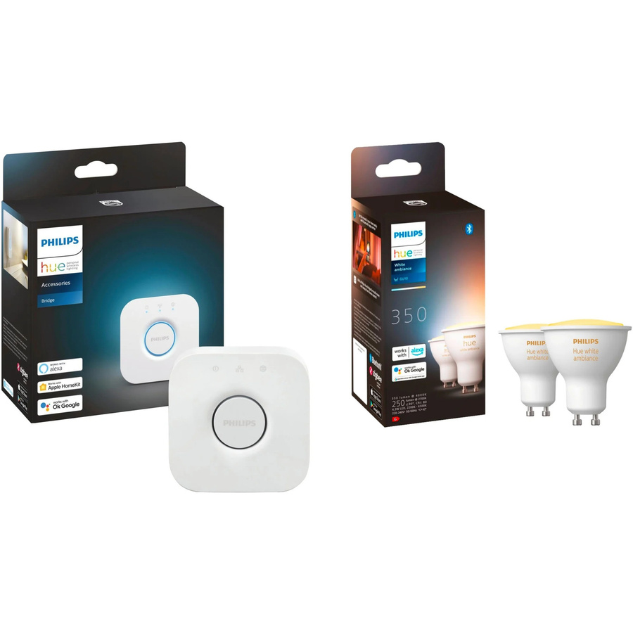 Philips White Ambiance GU10 LED-Lampe mit Bridge - Bild 1