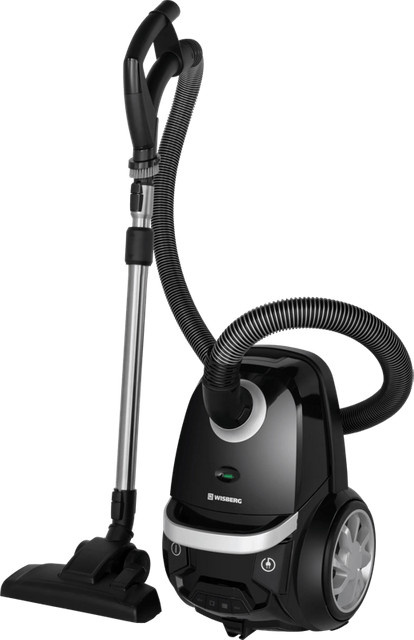 Wisberg B5000 Clean Performance Beutelsauger in Schwarz mit HEPA H13 Filter und Parkettdüse - Bild 1