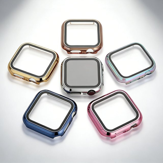 VATMENS Displayschutzfolie Glas, Apple Watch, Roségold - Bild 1