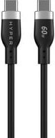 Hyper USB-C auf USB-C Silikon Ladekabel in Schwarz, 60 cm - Bild 1