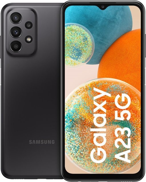 Samsung Galaxy A23 5G Smartphone Schwarz mit 6,6 Zoll Display, Android, NFC, Bluetooth und Wi-Fi - Bild 1
