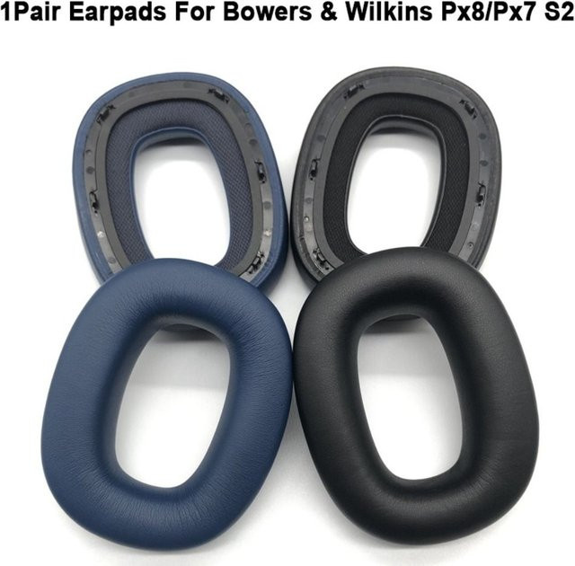 2er-Set Ersatz-Ohrpolster in Blau für Bowers & Wilkins PX8 und PX7 S2 Kopfhörer - Bild 1