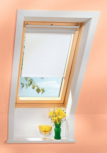 VELUX Raffrollo RHL MK00 1086 in Beige aus Polyester, Breite: 71,0 cm, Höhe: 74,0 cm, Tiefe: 71,0 cm - Bild 1