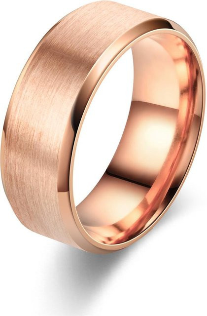 Edelstahlring, mattiert, verstellbar, Unisex - Bild 1