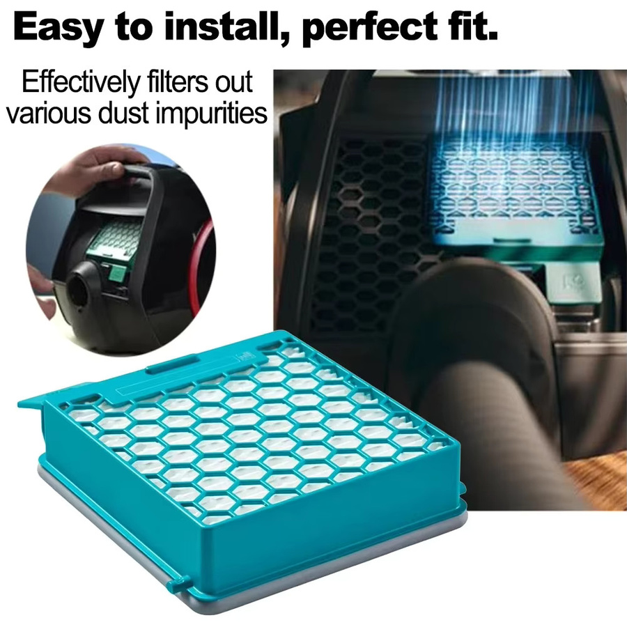 HEPA Air Clean Ersatzfilter für Miele Boost CX1 Staubsauger, 2 oder 4 Stück, Farbe: Türkis - Bild 2