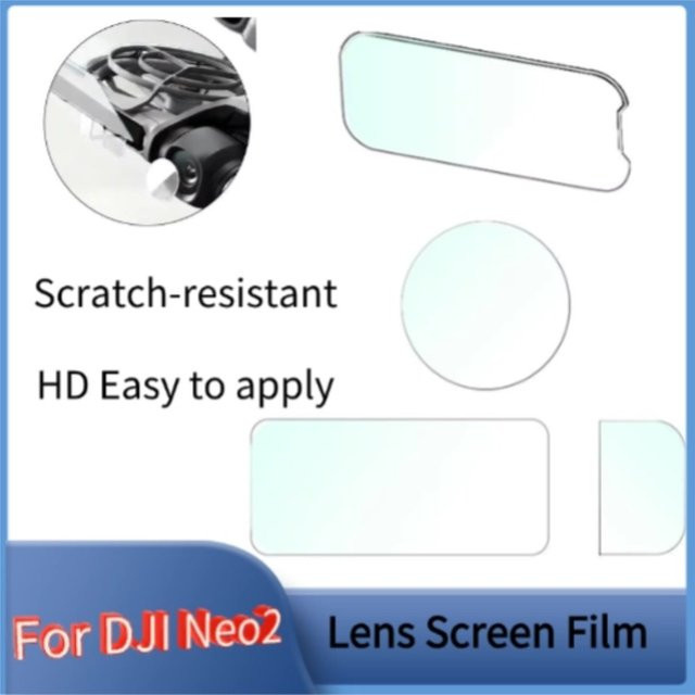 DJI Neo2 Schutzfolie für Objektiv und Bildschirm, transparent, kratzfest und staubdicht - Bild 1