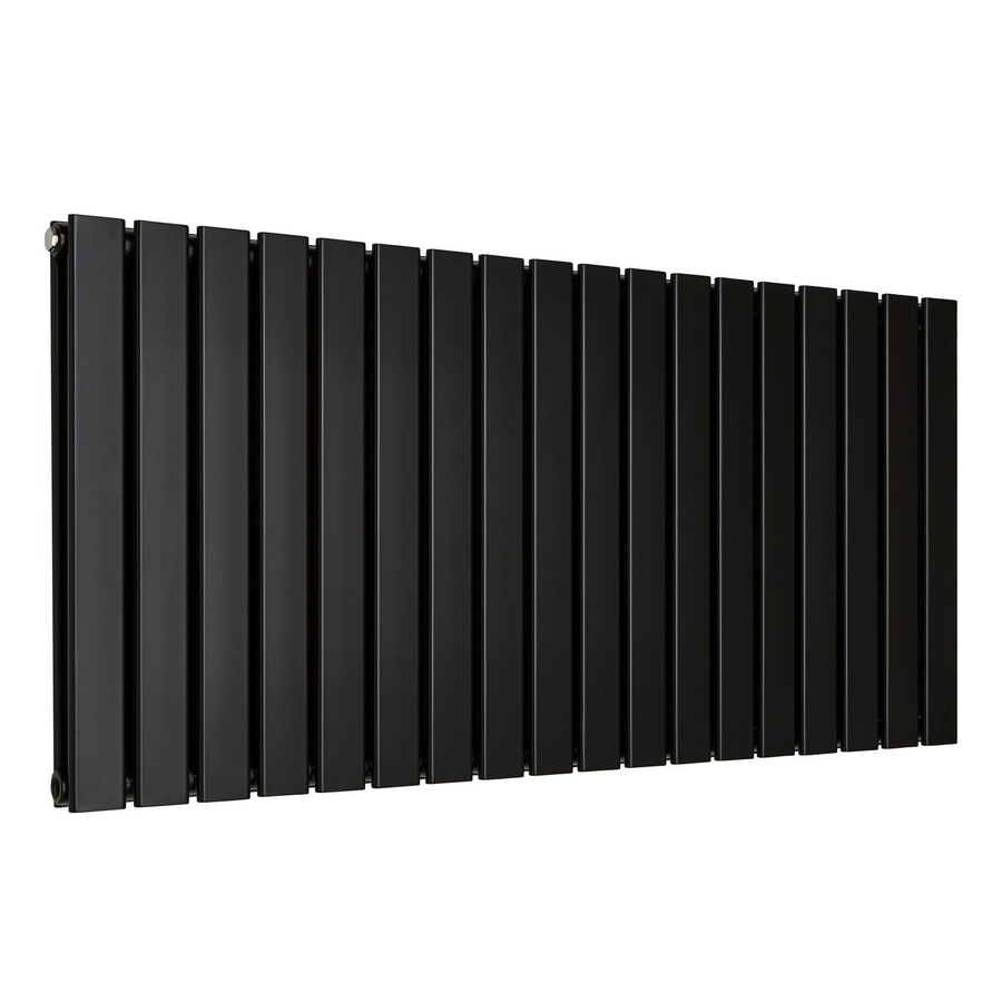 Hudson Reed Design-Heizkörper Sterling Arlie Kollektion in Schwarz, Wandmontage, B: 126,0 cm, H: 59,5 cm, T: 1,3 cm - Bild 1