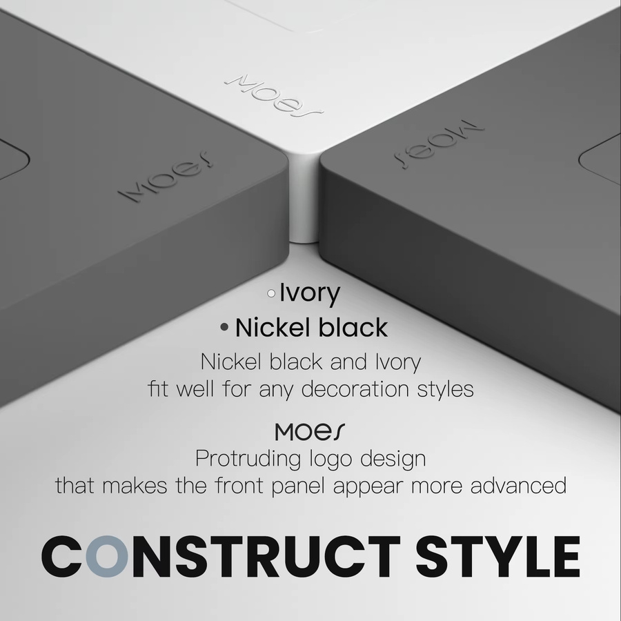 MOES Sternring Smart Push Button Switch Tuya ZigBee 3.0 Szenenschalter in Weiß mit Smart Life App Steuerung und Kompatibilität für Alexa und Google Home - Bild 2