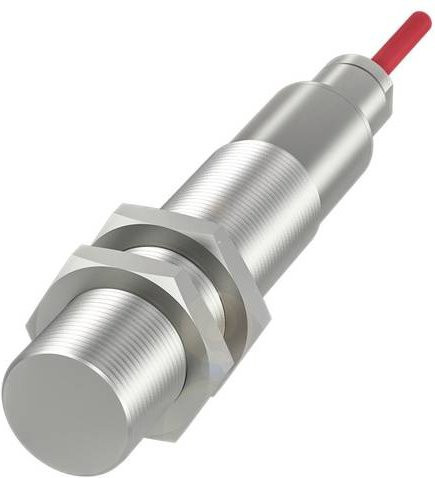 Balluff Induktiver Sensor BES 515-326-SA49-D-TF-02 BES043T, PNP Schließer, Edelstahl, Silber, Durchmesser: 18 mm, Länge: 95 mm - Bild 1